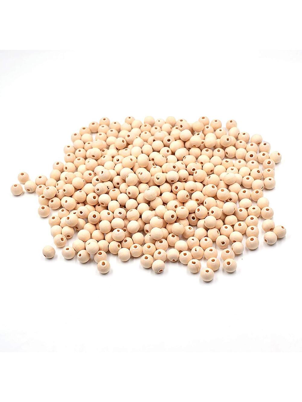 100 pieces 20mm Natural Wood Beads For crafts or Jewellery Making